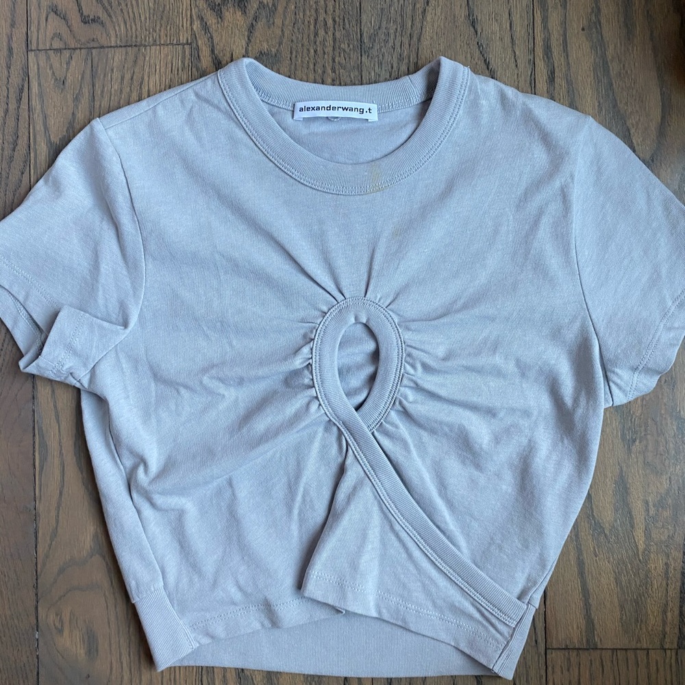 ALEXANDER WANG CRISS CROSS TSHIRT